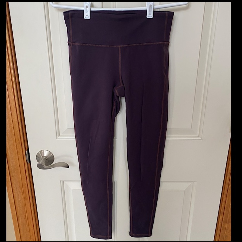 Athleta Maroon Leggings - Barely Worn